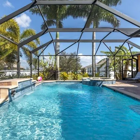 Tranquil Palms Heated Pool Spa Outdoor Tv & More Cape Coral Exterior photo